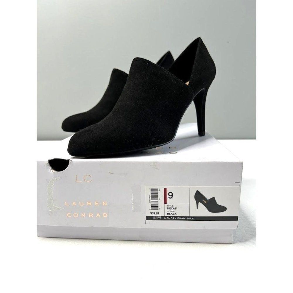 Lauren Conrad Decaf Black Shoe Memory Foam 9 NEW‎
